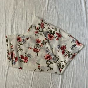 Prettiest floral midi skirt